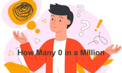 How Many 0 in a Million